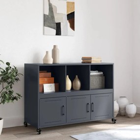 Aparador 100,5x39x72 cm aço antracite