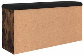 Banco sapateira 102x32x50 cm derivados madeira carvalho fumado