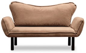 Sofá-Cama Chatto - Castanho Claro - 150 cm Largura x 75 cm Altura x 70