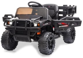 Carro elétrico infantil Bateria 12V Offroader Bufalo Preto