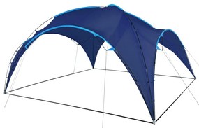 Tenda para festas arqueada 450x450x265 cm azul-escuro