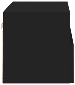 Móvel de parede p/ TV 40x30x30 cm derivados de madeira preto