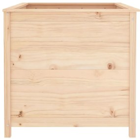 Canteiro elevado de jardim 119,5x82,5x78 cm pinho maciço