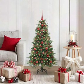 vidaXL Árvore de Natal Articulada Artificial Verde 120 cm PE e PVC