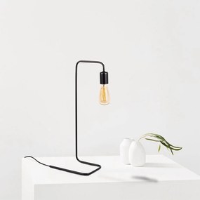 Candeeiro de Mesa Denge – Preto – 17 x 28 cm
