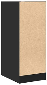 Armário boticário 30x41x77,5 cm derivados de madeira preto