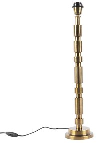 Candeeiro de mesa Art Deco bronze sem abajur - Torre Art Deco