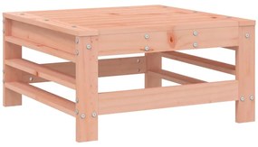 Apoios de pés jardim c/ almofadões 2pcs madeira douglas maciça