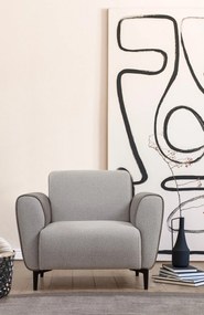 Sofá de 1 Lugar Aren – Cinzento – 100x85x85 cm