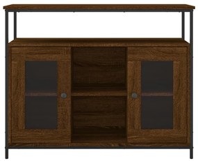 Aparador 100x35x80 cm derivados de madeira carvalho castanho