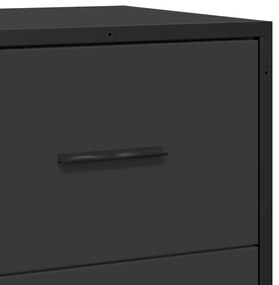 Aparador 68x35x76 cm derivados de madeira preto