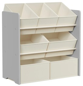 Prateleira infantil com caixas removíveis | SONGMICS | 29.5 x 62.5 x 60 cm | GKR034G10.