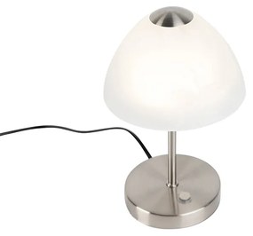 Candeeiro de mesa design em aço regulável com LED - Joya Moderno