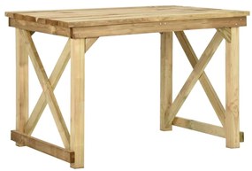 Mesa de jardim 110x79x75 cm madeira de pinho impregnada