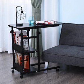 Mesa de Apoio Narny - Preto - Design Minimalista