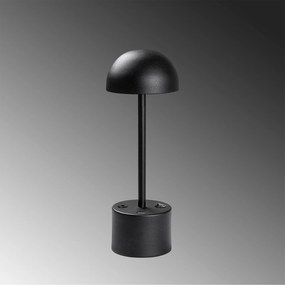 Candeeiro de Mesa Sept – Preto – Diâmetro 10 cm Altura 29 cm