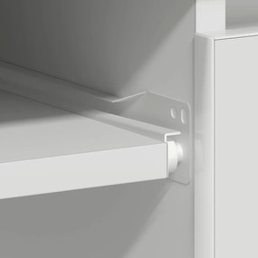 Secretária 90x45x76 cm derivados de madeira branco