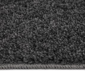 Tapete Shaggy vidaXL com Base de Látex Cinza Escuro 240x340 cm