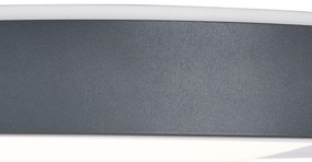 Plafon Moderno Cinzento com Branco 48cm incl. LED Regulável - Kanton Moderno