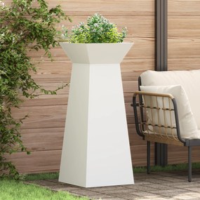 Suporte para Plantas Branco Metal 40 x 40 x 101 cm
