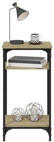 Mesa de apoio 40x30x75 cm derivados de madeira carvalho sonoma