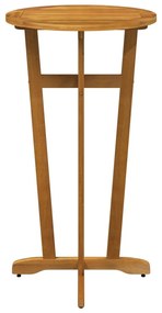 Mesa de bar para jardim Ø60x105 cm madeira de acácia maciça