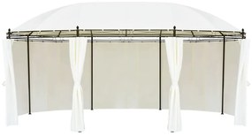 Gazebo branco-nata 530 x 350 x 265 cm