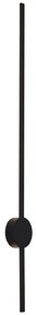 Candeeiro de parede moderno preto 100cm incl. LED - Clockwise Moderno