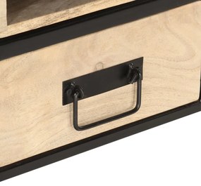 Mesa de centro 100x50x40 cm madeira de mangueira maciça