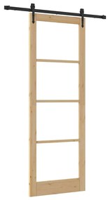 Porta Deslizante vidaXL com Conjunto de Ferragens "ORKDAL" 83x232 cm