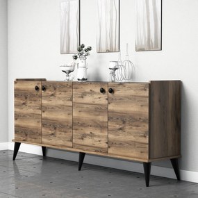Console Lidya – Walnut – 182 cm x 82,5 cm x 41 cm