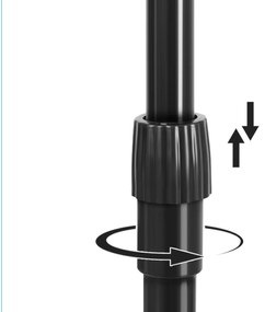 Rede de badminton 500 x 103 x 155 cm com bolsa de transporte preta e amarela