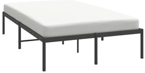 Estrutura de cama 135x190 cm metal preto