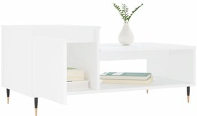 Mesa de centro 100x50x45 cm derivados de madeira branco