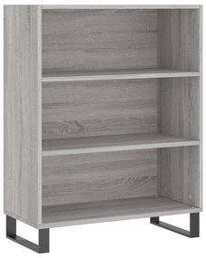 Armário alto 69,5x34x180 cm derivados de madeira sonoma cinza
