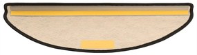 Tapetes escada adesivos aspeto sisal 30pcs 65x21x4 cm antracite