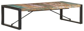 vidaXL Mesa de centro 140x70x40 cm madeira recuperada maciça