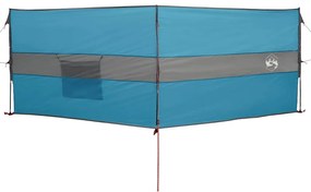Corta-vento de campismo 344x120 cm impermeável azul