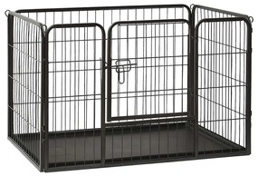 Parque para cãezinhos 91,5x59x61 cm aço