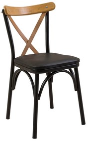 Conjunto de Mesa de Jantar Extensível Oliver – Preto – Mesa: 120x77x75