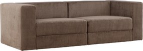 Sofá Dallas 4463, Castanho, 238x94x70cm, 61 kg, Tecido