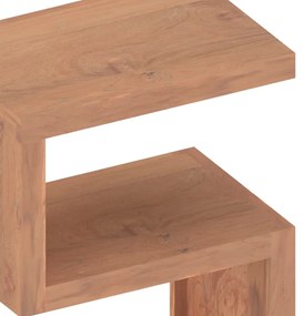 Mesa de apoio 45x30x60 cm madeira de teca maciça