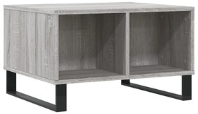 Mesa de centro 60x50x36,5 cm derivados de madeira cinza sonoma