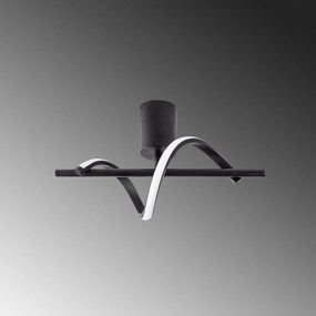 Candeeiro de Teto Likma – Preto – 41x16x25 cm