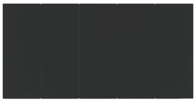 9 pcs conjunto de jantar p/ jardim c/ almofadões vime PE preto