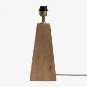 Base Para Lámpara De Mesa 30 Cm En Madera De Mango Taraua Madeira De Manga - Sklum