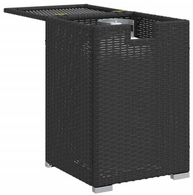 Cobertura para botija de gás 40x40x60 cm vime PE preto