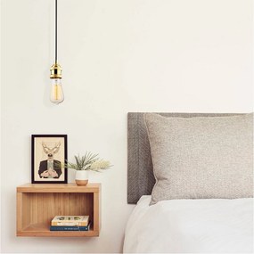 Candeeiro de Teto Kabluni – Dourado – Diâmetro 6 cm, Altura 102 cm