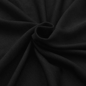 Capa extensível para mesa 2 pcs 120x60,5x74 cm preto