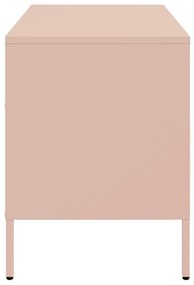 Móvel de TV 68x39x50,5 cm aço rosa
